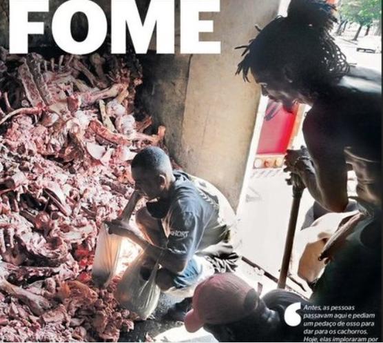 La impactante fotografía de Domingos Peixoto sobre el hambre en Brasil, publicada por el diario Extr (foto: Ansa)