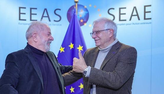 Lula fue bien recibido en la UE