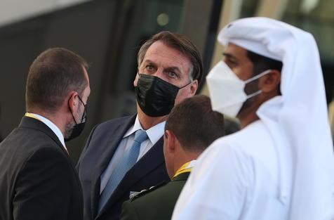 Jair Bolsonaro en Dubai (foto: EPA)