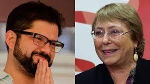 Boric agradecido por voto de Bachelet