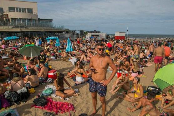 Playa Grande en Mar del Plata