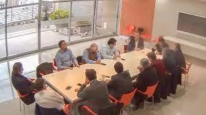 En ese encuentro participaron el exministro de Trabajo Villegas, el intendente de La Plata, Julio Garro; empresarios y la AFI