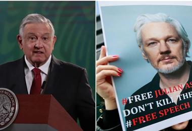 AMLO y Assange