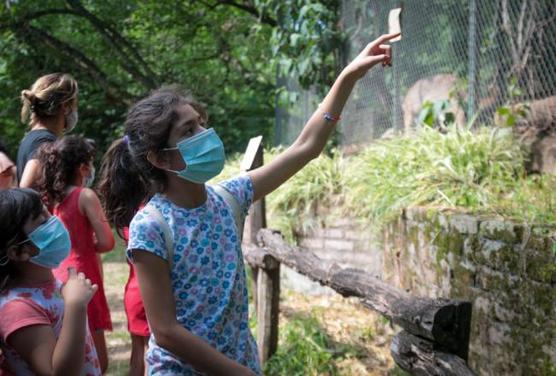 Chicos de hogares visitaron la reserva