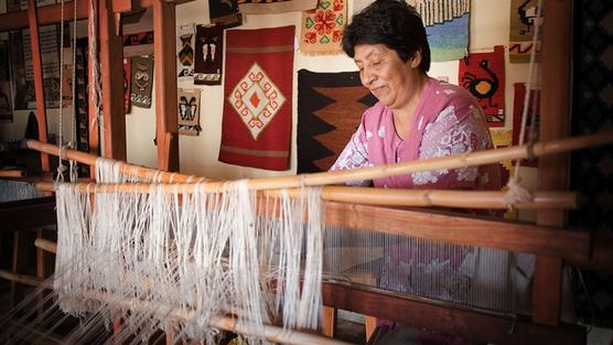 Salta. Telar de la cultura diaguita calchaquí.