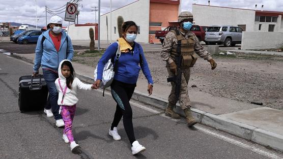  Actualmente Chile contabiliza 1,4 millones de inmigrantes. Foto: AFP