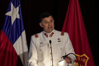 El el ahora ex-Jefe del ejército de Chile, el general Ricardo Martínez,