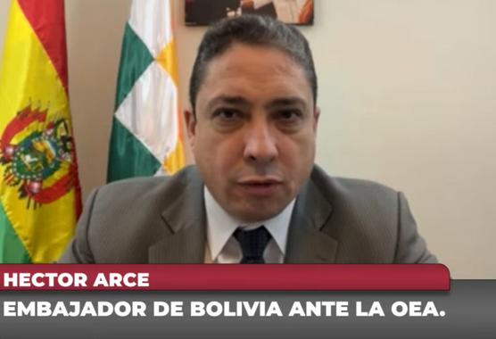 El embajador de Bolivia ante la OEA, Héctor Arce