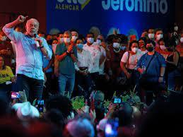 Lula habla durante el lanzamiento de la campaña de Jeronimo Rodrigues, candidato a gobernador del estado de Bahía