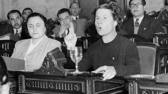 Verdaderas pioneras, las mujeres que asumieron sus bancas el 25 de abril de 1952 rápidamente hicieron oír sus voces. 