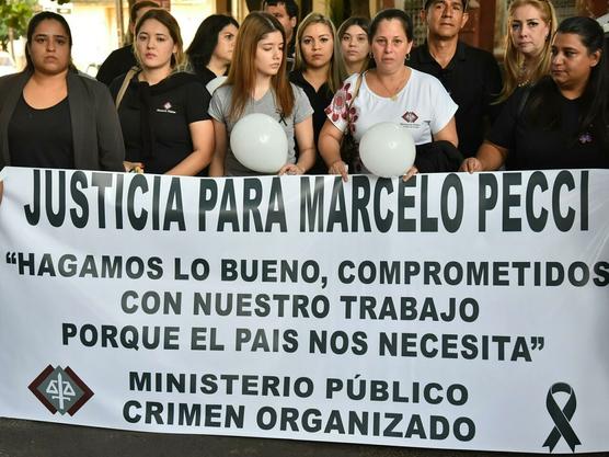 Fiscales rinden homenaje al fiscal antidrogas Marcelo Pecci