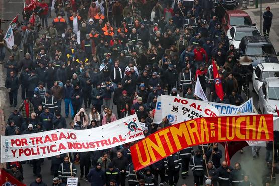 Metalurgicos uruguayos movilizados