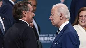 Bolsonaro le pidió apoyo electoral a Biden