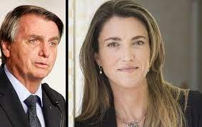 Bolsonaro y la periodista Patricia Campos Mello