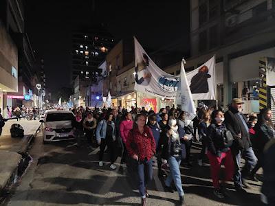 Los peronistas en las calles de Tucumán por Cristina