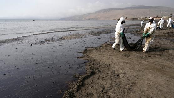 Es  el mayor desastre ambiental en la historia de Perú ocurrió el 15 de enero. / Foto: AFP.
