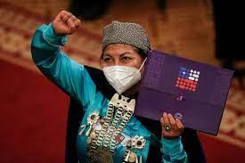 Mujer mapuche por el Apruebo