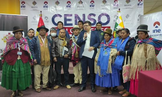 Reunión de socialización del censo con organizaciones sociales del Pacto de Unidad.