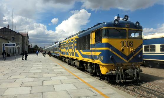 El proyecto ferroviario es una prioridad del Estado boliviano. Foto ABI