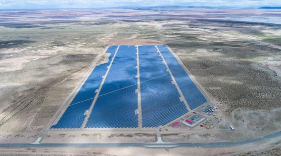 Planta solar de Uyuni.