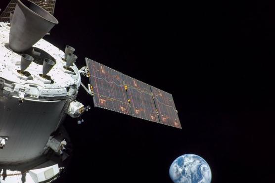 Imagen de la tierra desde la nave Orion