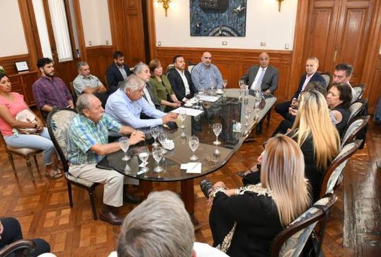 Reunión en Casa de Gobierno