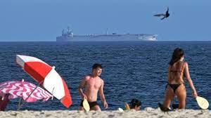 Barcos iraníes frente a Rio