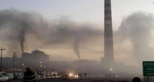 La densa contaminación en Quintero