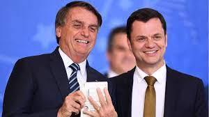 Anderson Torres con su jefe Bolsonaro