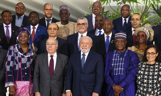 Lula con los presidentes africanos
