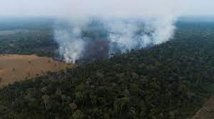 Vista aérea de los efectos de uno de los incendios, en la amazonía de Rondonia-EFE/Joédson Alves