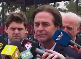 Lacalle Pou no acepta pero acepta aguas de Argentina