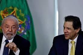 Lula y Haddad durante el encuentro con empresarios