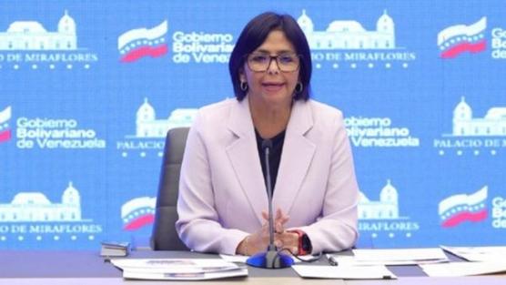 Delcy Rodriguez denuncia intereses enfrentados con Venezuela