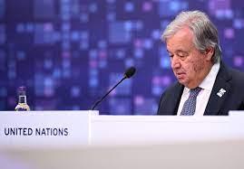 Guterres pide alto al fuego en Gaza