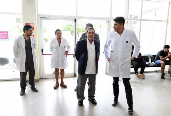 Medina Ruíz en el Hospital del Este