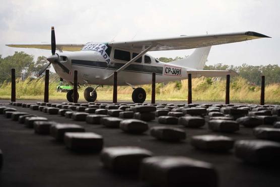 Avión con cocaína secuestrado recientemente