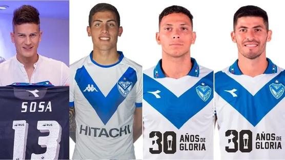 Sebastián Sosa, Braian Cufré, Abiel Alesio Osorio,  y José Florentín Bobadilla son los futbolistas de Vélez implicados 