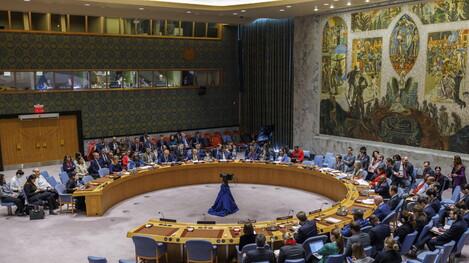 Vista del Consejo de Seguridad de la ONU, reunido en Nueva York ayer. AFP