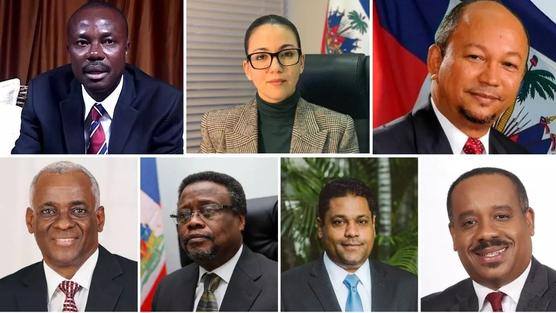 Integrantes del Consejo Presidencial de Haití