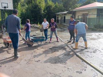 Equipos y maquinarias para  para restablecer la infraestructura vital en la región