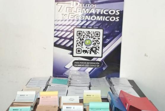 Secuestran documentos por estafa