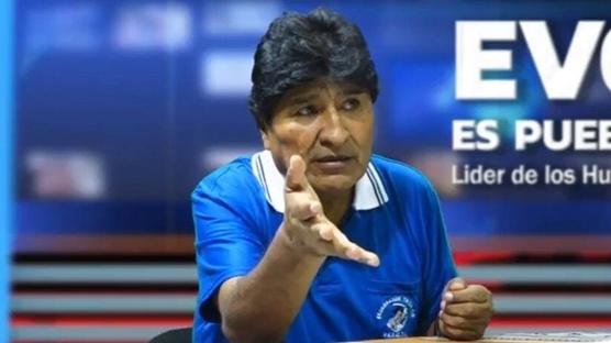 Evo Morales durante su programa en Causa Común