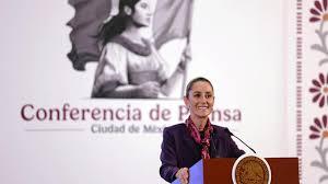 Claudia Sheinbaum, durante su rueda de prensa diario - AFP