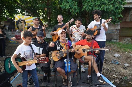 Manu Chao en Villa Fiorito