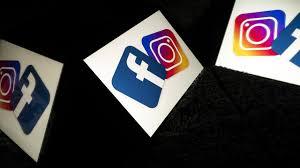 Vista de los logos de las redes sociales Facebook e Instagram © Lionel BONAVENTURE / AFP