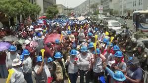 Los bloqueos se concentraron específicamente en el sector del Puente Ocoña, en la provincia de Camaná, Arequipa - EFE